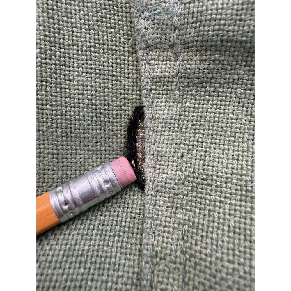 Vintage Big E Levi Sta-Prest Forrest Green‎ Pants RARE Size 32 Capri Wide Leg